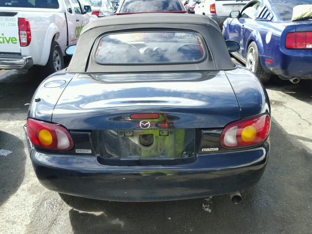 JM1NB3537X0114818 - 1999 MAZDA MX-5 MIATA BLACK photo 6