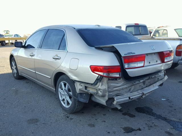 1HGCM66534A091919 - 2004 HONDA ACCORD EX GOLD photo 3