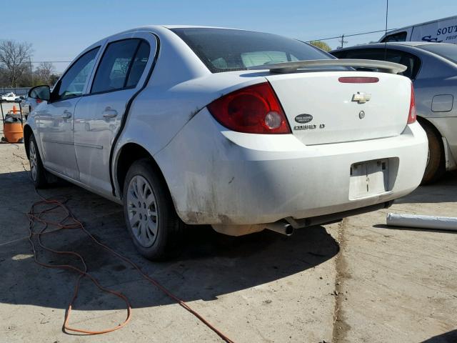 1G1AD5F53A7197384 - 2010 CHEVROLET COBALT 1LT WHITE photo 3