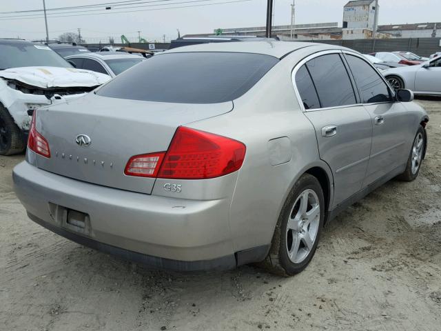 JNKCV51E53M316253 - 2003 INFINITI G35 SILVER photo 4