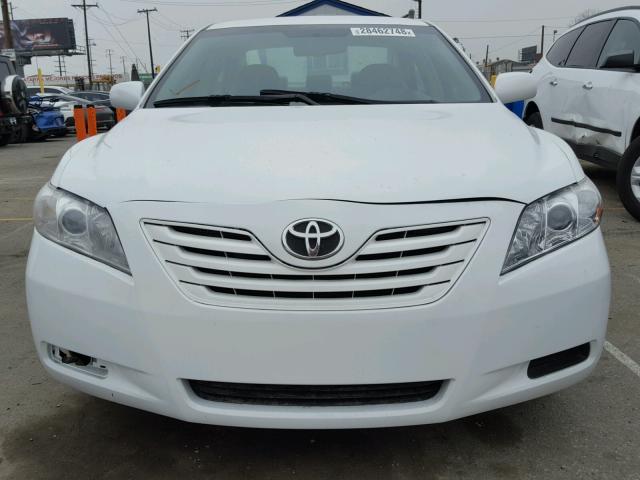 4T1BK46KX7U538738 - 2007 TOYOTA CAMRY NEW WHITE photo 9