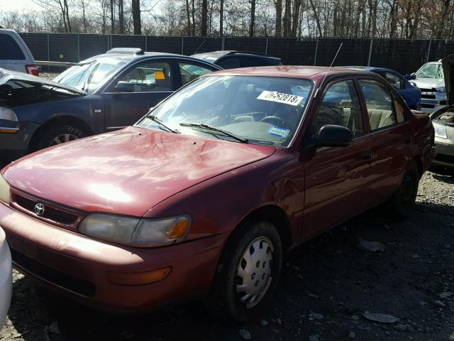 2T1BA02E9VC227179 - 1997 TOYOTA COROLLA BA BURGUNDY photo 2