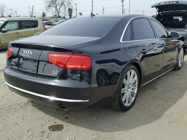 WAURVAFD9CN016081 - 2012 AUDI A8 L QUATT BLACK photo 4