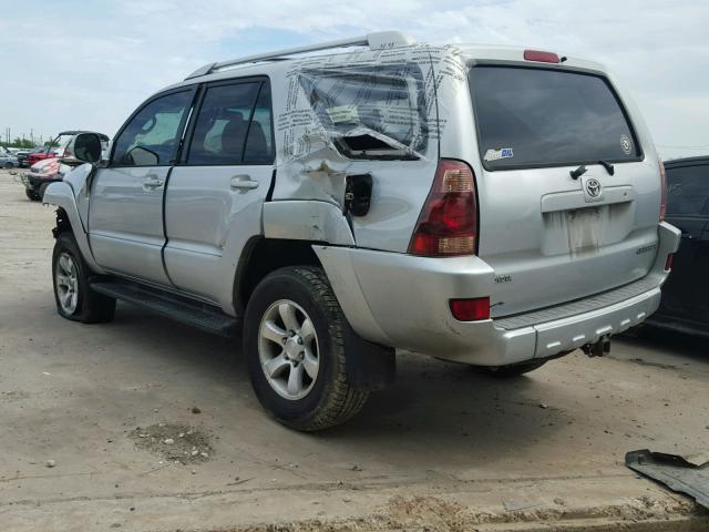 JTEZU14R440027990 - 2004 TOYOTA 4RUNNER SR SILVER photo 3