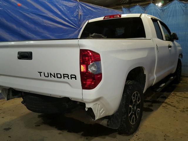 5TFUM5F13EX057388 - 2014 TOYOTA TUNDRA DOU WHITE photo 4