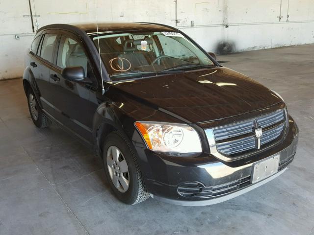 1B3HB28C67D287811 - 2007 DODGE CALIBER BLACK photo 1