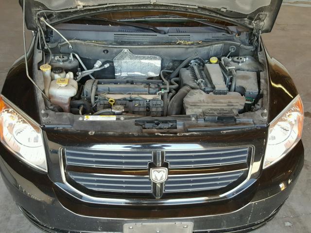 1B3HB28C67D287811 - 2007 DODGE CALIBER BLACK photo 7