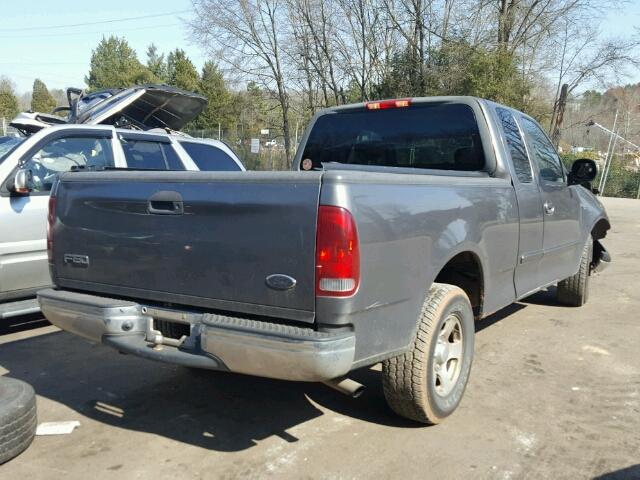 2FTRX17252CA17162 - 2002 FORD F150 GRAY photo 4