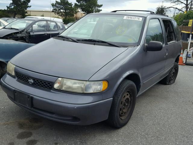 4N2DN11W4TD841373 - 1996 NISSAN QUEST XE GRAY photo 2