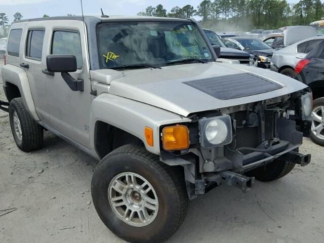 5GTEN13E488178133 - 2008 HUMMER H3 TAN photo 1