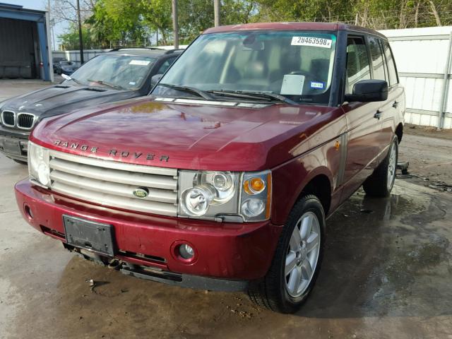 SALME11425A186791 - 2005 LAND ROVER RANGE ROVE RED photo 2