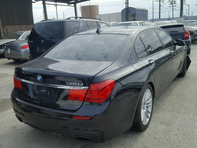 WBAKB8C5XBCY65162 - 2011 BMW 750LI BLACK photo 4