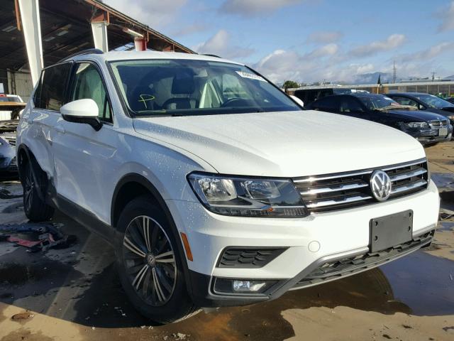 3VV3B7AX5JM025648 - 2018 VOLKSWAGEN TIGUAN SE Білий фото 1