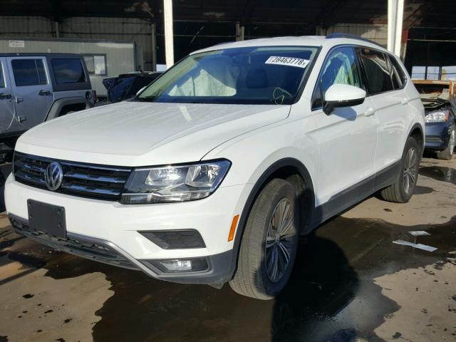 3VV3B7AX5JM025648 - 2018 VOLKSWAGEN TIGUAN SE Білий фото 2