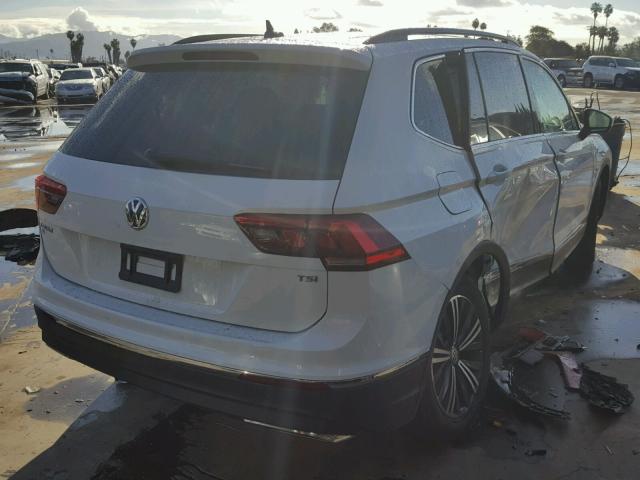3VV3B7AX5JM025648 - 2018 VOLKSWAGEN TIGUAN SE Білий фото 4