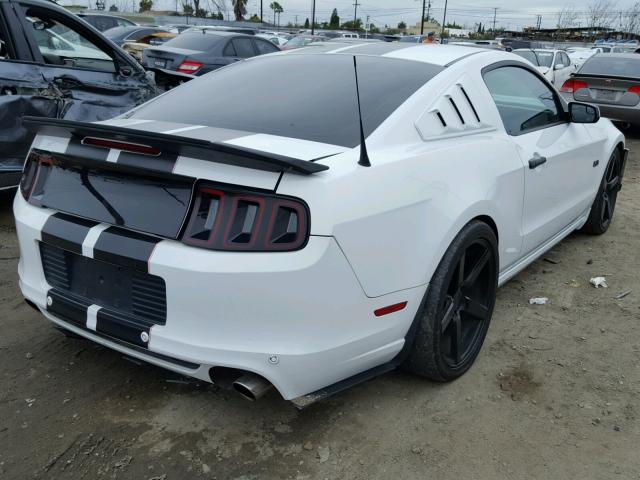 1ZVBP8CF0E5205120 - 2014 FORD MUSTANG GT WHITE photo 4