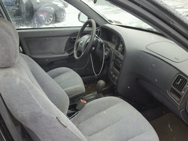 KMHDN46D44U715720 - 2004 HYUNDAI ELANTRA GL BLACK photo 5