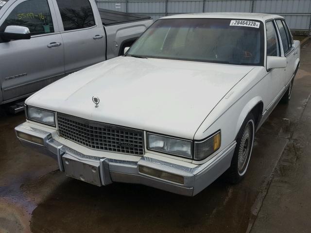 1G6CD5338L4301135 - 1990 CADILLAC DEVILLE WHITE photo 2