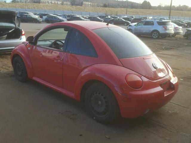 3VWCC21C0YM476070 - 2000 VOLKSWAGEN NEW BEETLE RED photo 3