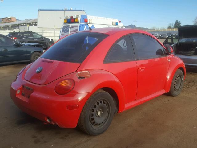 3VWCC21C0YM476070 - 2000 VOLKSWAGEN NEW BEETLE 红色 照片 4