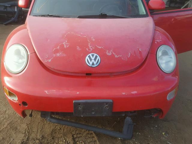 3VWCC21C0YM476070 - 2000 VOLKSWAGEN NEW BEETLE 红色 照片 7