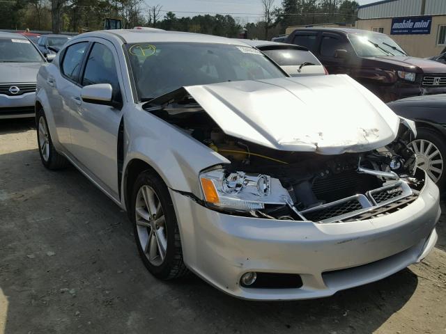 1B3BD1FG0BN512257 - 2011 DODGE AVENGER MA SILVER photo 1