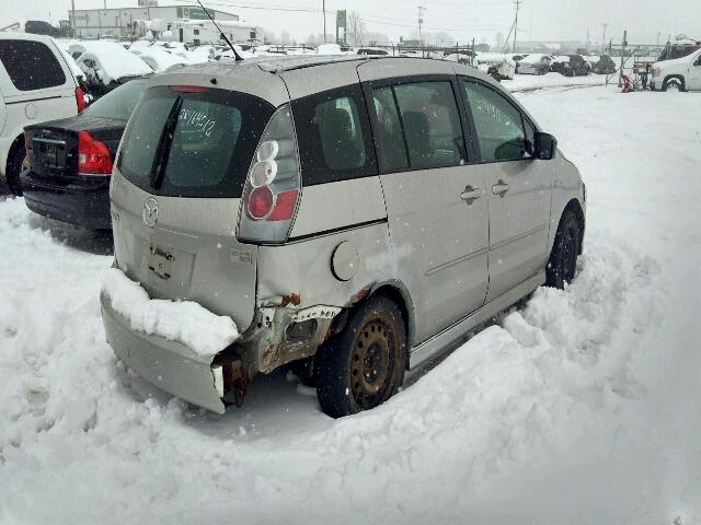 JM1CR193770132561 - 2007 MAZDA 5 SILVER photo 4