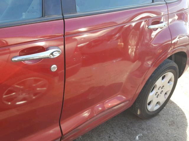 3A4FY48B46T238052 - 2006 CHRYSLER PT CRUISER RED photo 10