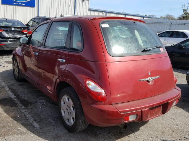 3A4FY48B46T238052 - 2006 CHRYSLER PT CRUISER RED photo 3