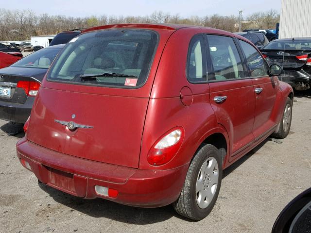 3A4FY48B46T238052 - 2006 CHRYSLER PT CRUISER RED photo 4