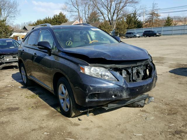 2T2BK1BA6AC018875 - 2010 LEXUS RX 350 BLUE photo 1