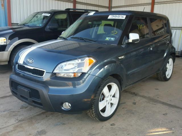 KNDJT2A29A7071052 - 2010 KIA SOUL + BLUE photo 2