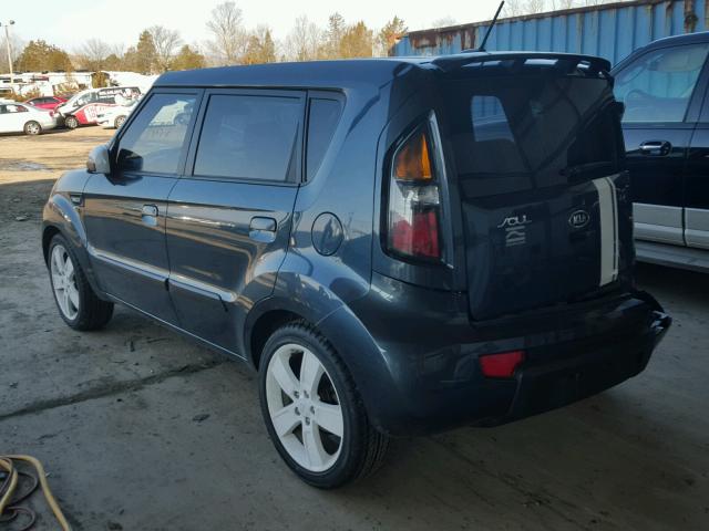 KNDJT2A29A7071052 - 2010 KIA SOUL + BLUE photo 3