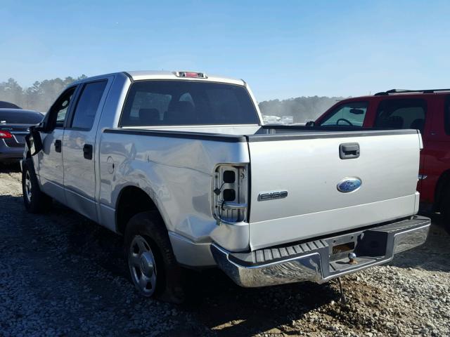 1FTRW12W48FB84154 - 2008 FORD F150 SUPER SILVER photo 3