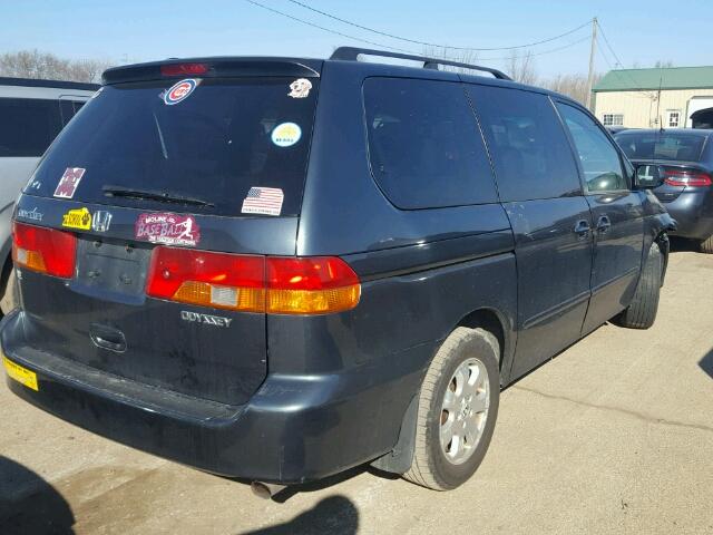 5FNRL18933B020367 - 2003 HONDA ODYSSEY EX GRAY photo 4