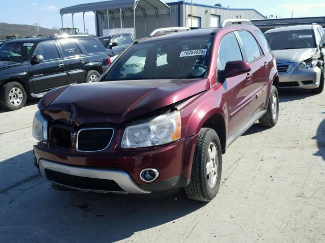 2CKDL33F686303287 - 2008 PONTIAC TORRENT PURPLE photo 2