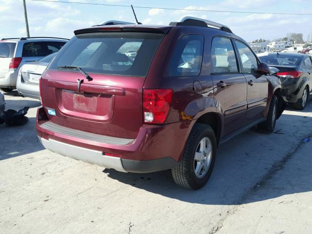 2CKDL33F686303287 - 2008 PONTIAC TORRENT PURPLE photo 4