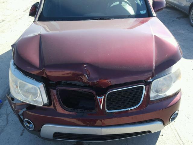 2CKDL33F686303287 - 2008 PONTIAC TORRENT PURPLE photo 7