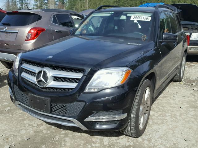 WDCGG8JB1EG169803 - 2014 MERCEDES-BENZ GLK 350 4M BLACK photo 2