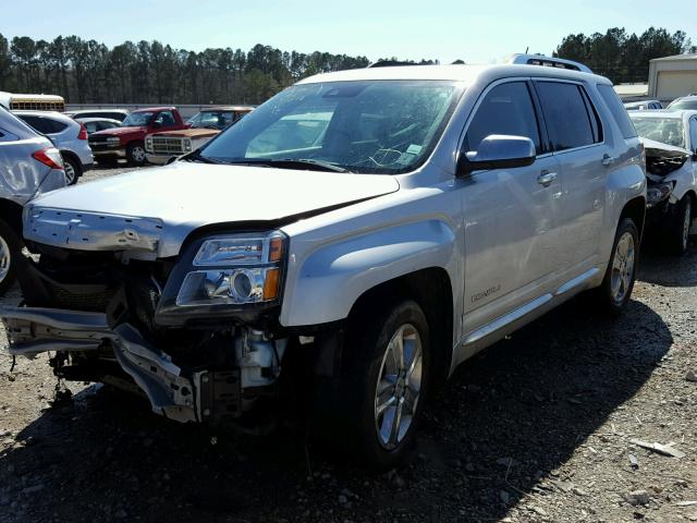 2GKALUEKXE6368122 - 2014 GMC TERRAIN DE SILVER photo 2