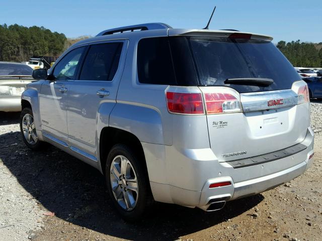 2GKALUEKXE6368122 - 2014 GMC TERRAIN DE SILVER photo 3