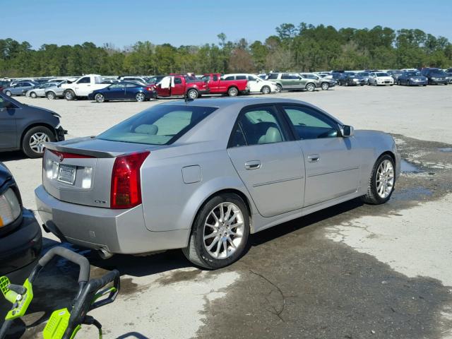 1G6DP577870111633 - 2007 CADILLAC CTS HI FEA SILVER photo 4