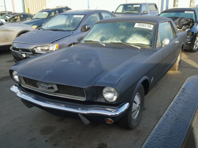 6R07T165188 - 1966 FORD MUSTANG BLACK photo 2