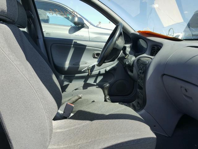 KMHJF25F6XU808007 - 1999 HYUNDAI ELANTRA BA SILVER photo 5