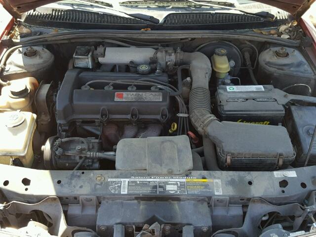 1G8ZK5271VZ378866 - 1997 SATURN SL2 RED photo 7