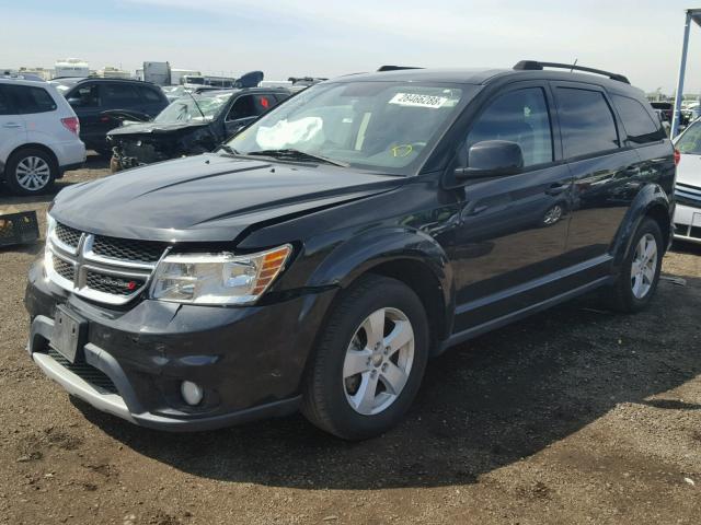 3C4PDCBB8CT394888 - 2012 DODGE JOURNEY SX BLACK photo 2