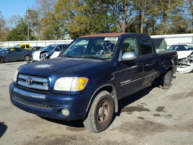 5TBET34184S437368 - 2004 TOYOTA TUNDRA DOU BLUE photo 2