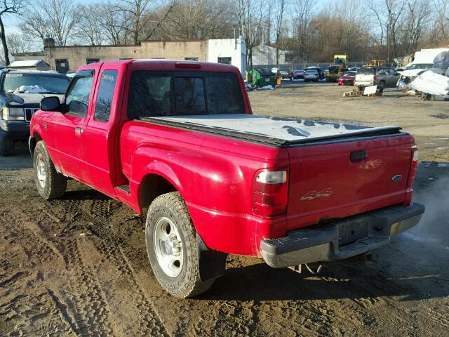 1FTZR45E04PA23266 - 2004 FORD RANGER SUP RED photo 3