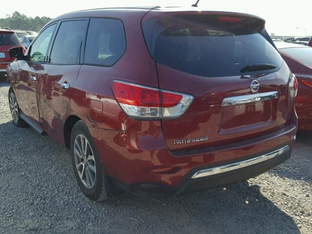 5N1AR2MN3EC725346 - 2014 NISSAN PATHFINDER RED photo 3