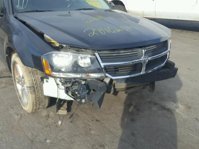 1B3CC5FBXAN101501 - 2010 DODGE AVENGER R/ BLACK photo 9